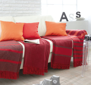 Wolldecke Spiga Rossa